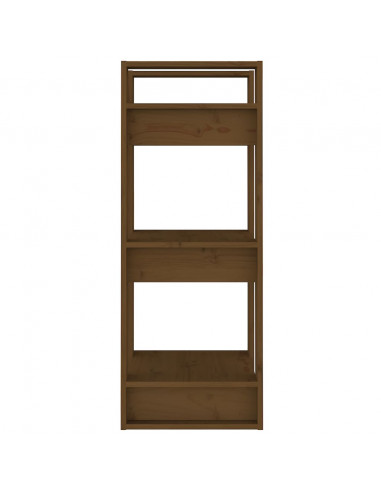 Libreria/Divisorio Miele 41x35x91 cm in Legno Massello