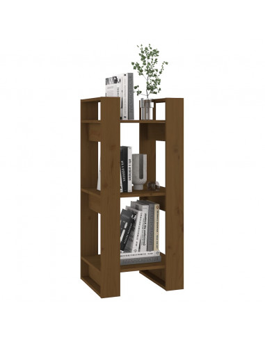 Libreria/Divisorio Miele 41x35x91 cm in Legno Massello