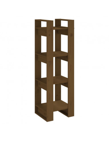 Libreria/Divisorio Miele 41x35x125 cm in Legno Massello