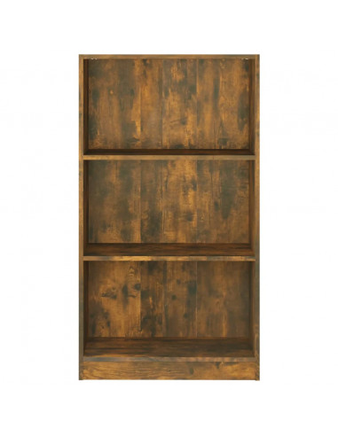 Libreria Rovere Fumo 60x24x109 cm in Legno Multistrato