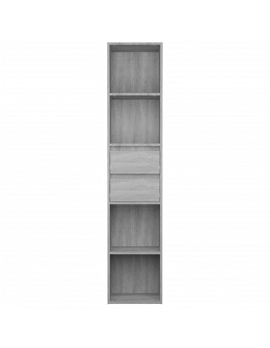 Libreria Grigio Sonoma 36x30x171 cm in Legno Multistrato