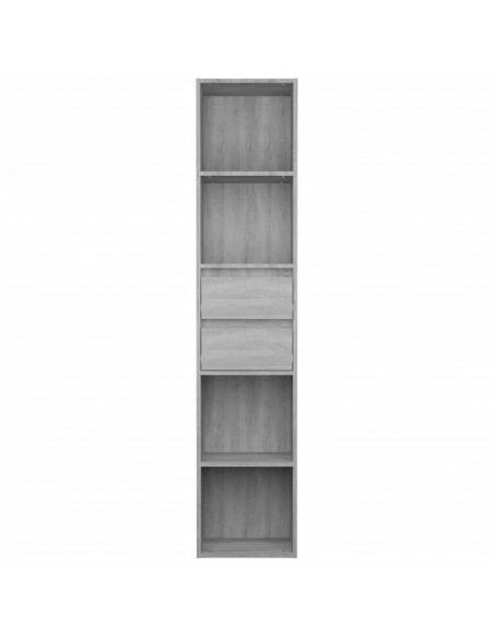 Libreria Grigio Sonoma 36x30x171 cm in Legno Multistrato