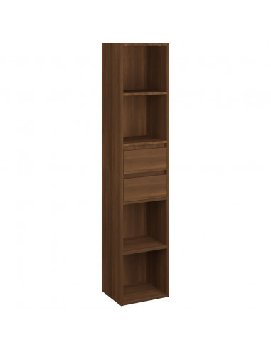 Libreria Rovere Marrone 36x30x171 cm in Legno Multistrato