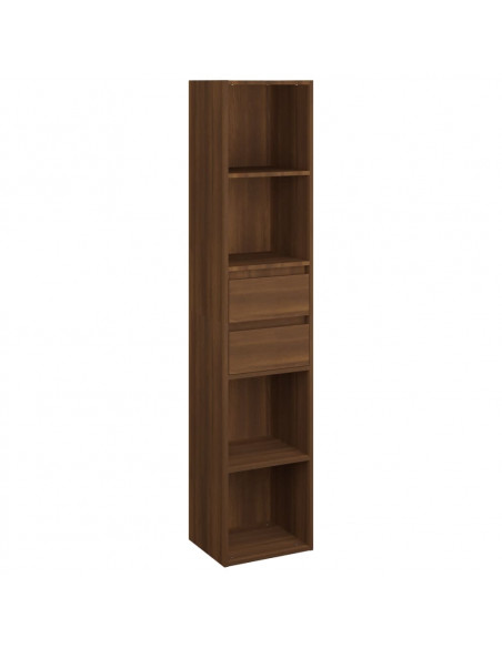 Libreria Rovere Marrone 36x30x171 cm in Legno Multistrato