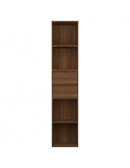 Libreria Rovere Marrone 36x30x171 cm in Legno Multistrato