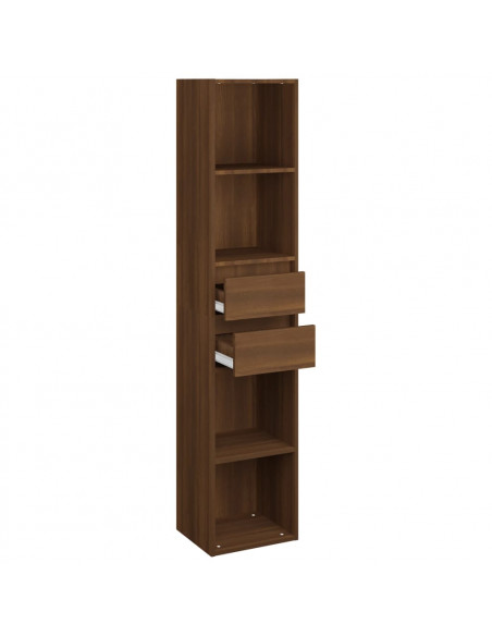 Libreria Rovere Marrone 36x30x171 cm in Legno Multistrato