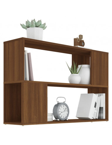 Libreria Rovere Marrone 100x24x63 cm in Legno Multistrato