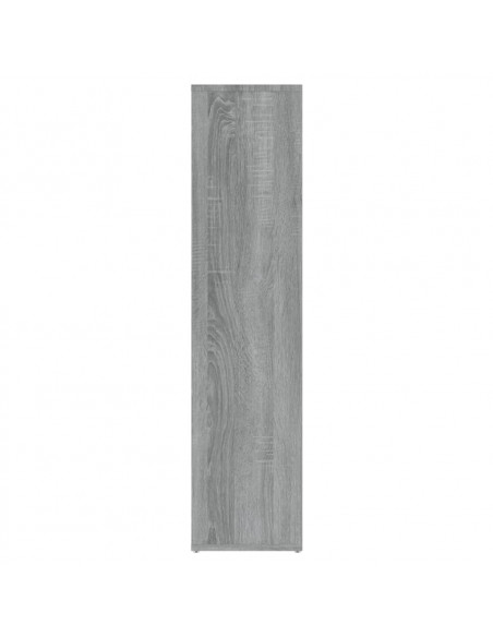 Libreria Grigio Sonoma 50x25x106 cm