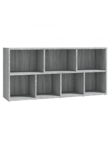 Libreria Grigio Sonoma 50x25x106 cm