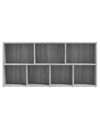 Libreria Grigio Sonoma 50x25x106 cm