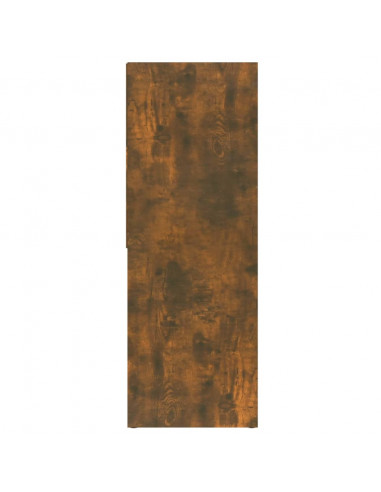 Libreria Rovere Fumo 67x24x161 cm in Legno Multistrato