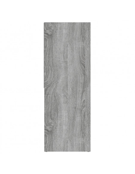 Libreria Grigio Sonoma 67x24x161 cm in Legno Ingegnerizzato