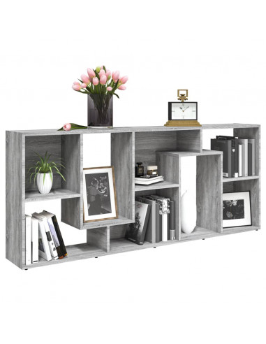 Libreria Grigio Sonoma 67x24x161 cm in Legno Ingegnerizzato