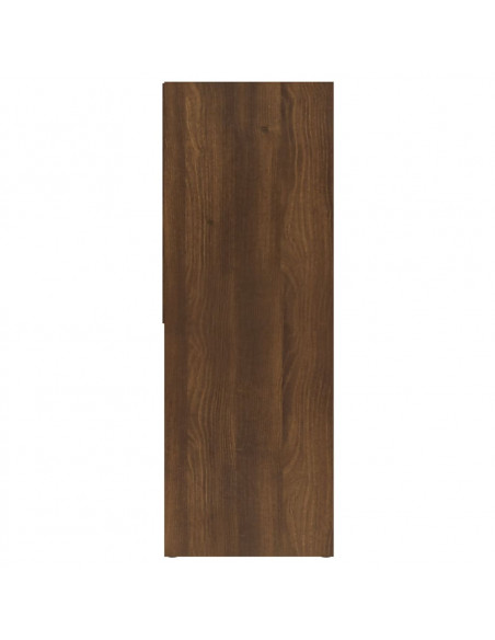 Libreria Rovere Marrone 67x24x161 cm in Legno Multistrato