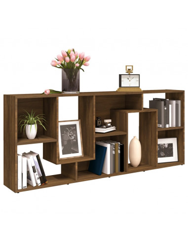 Libreria Rovere Marrone 67x24x161 cm in Legno Multistrato