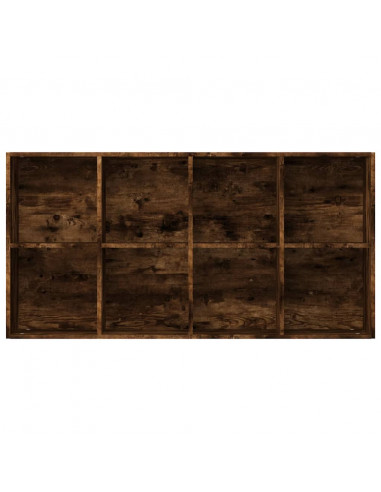 Libreria/Credenza Rovere Fumo 66x30x130 cm in Legno Multistrato