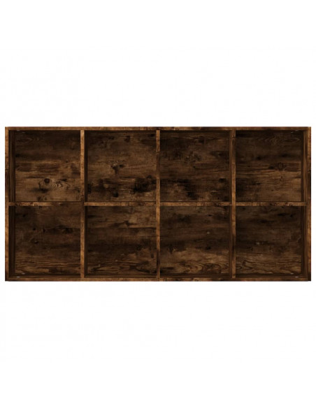 Libreria/Credenza Rovere Fumo 66x30x130 cm in Legno Multistrato