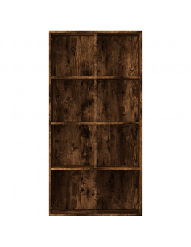 Libreria/Credenza Rovere Fumo 66x30x130 cm in Legno Multistrato