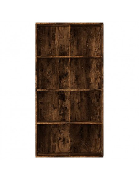 Libreria/Credenza Rovere Fumo 66x30x130 cm in Legno Multistrato