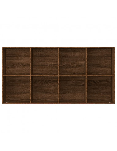 Libreria/Credenza Rovere Marrone 66x30x130 cm Legno Multistrato