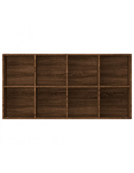 Libreria/Credenza Rovere Marrone 66x30x130 cm Legno Multistrato
