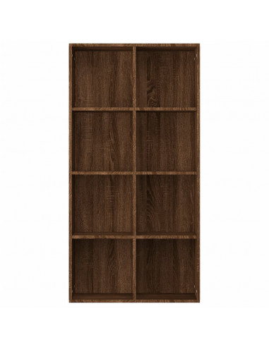 Libreria/Credenza Rovere Marrone 66x30x130 cm Legno Multistrato