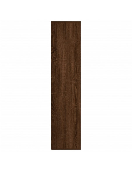 Libreria/Credenza Rovere Marrone 66x30x130 cm Legno Multistrato