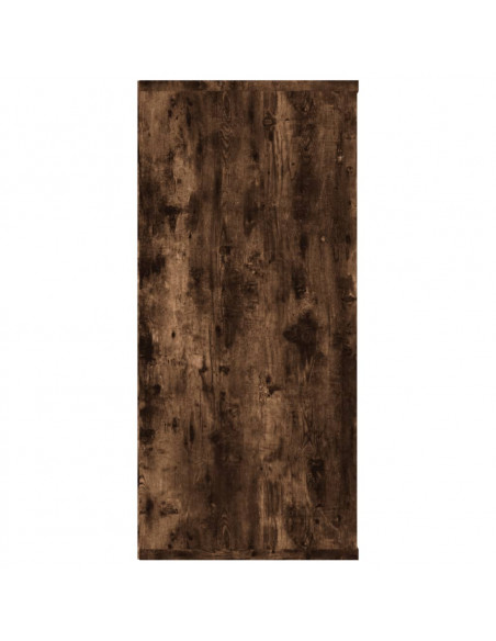 Libreria/Credenza Rovere Fumo 66x30x98 cm in Legno Multistrato