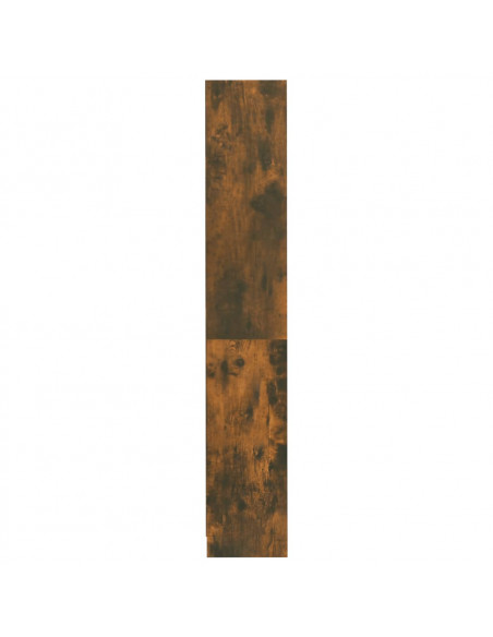 Libreria a 4 Ripiani Rovere Fumo 80x24x142 cm Legno Multistrato