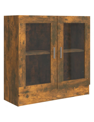 Mobile Vetrina Rovere Fumo 82,5x30,5x80 cm Legno Multistrato