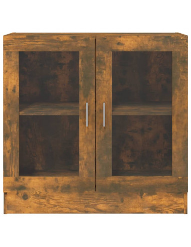 Mobile Vetrina Rovere Fumo 82,5x30,5x80 cm Legno Multistrato