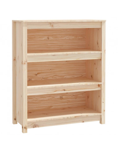 Libreria 80x35x97 cm in Legno Massello di Pino
