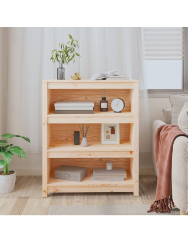 Libreria 80x35x97 cm in Legno Massello di Pino