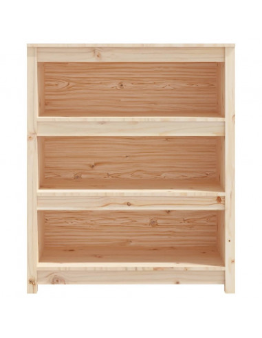 Libreria 80x35x97 cm in Legno Massello di Pino