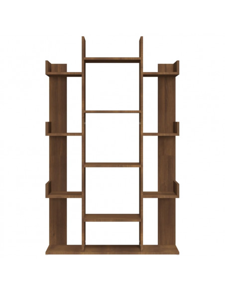 Libreria Rovere Marrone 86x25,5x140 cm in Legno Multistrato