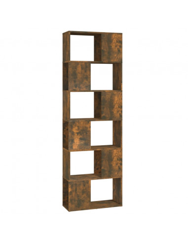 Libreria/Divisorio Rovere Fumo 60x24x186 cm