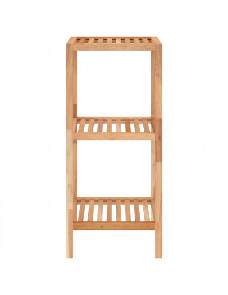 Scaffale da Bagno 36x36x79 cm in Legno Massello di Noce