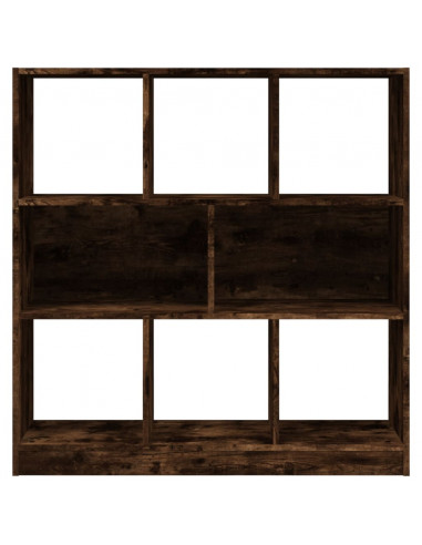 Libreria Rovere Fumo 97,5x29,5x100 cm in Legno Multistrato