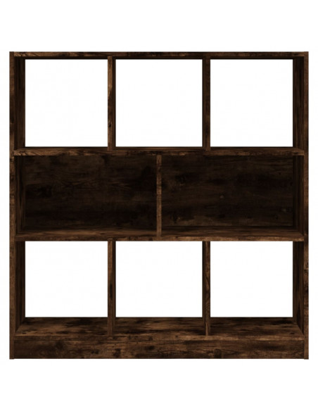 Libreria Rovere Fumo 97,5x29,5x100 cm in Legno Multistrato