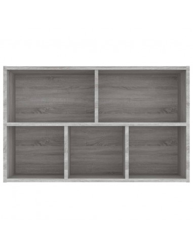 Libreria/Credenza Grigio Sonoma 50x25x80 cm Legno Multistrato