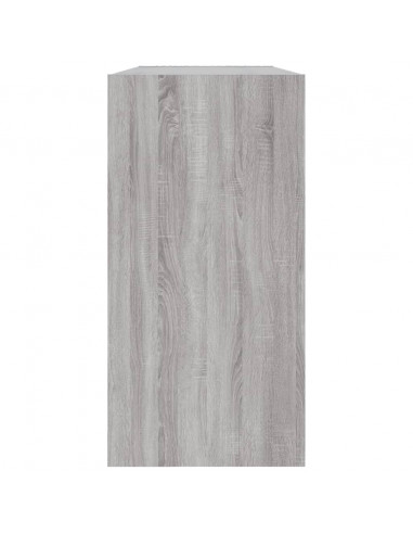Libreria/Credenza Grigio Sonoma 50x25x80 cm Legno Multistrato