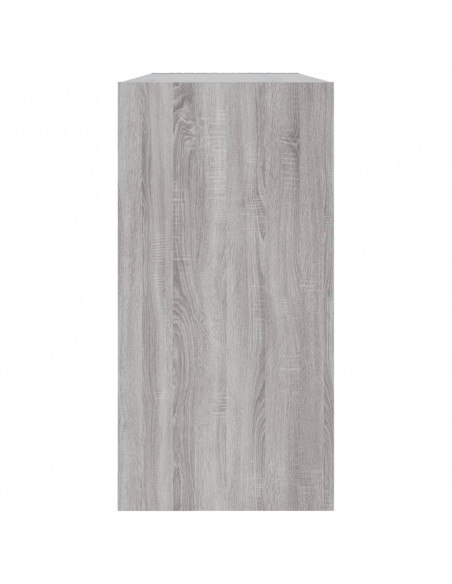 Libreria/Credenza Grigio Sonoma 50x25x80 cm Legno Multistrato
