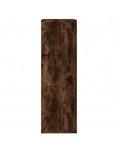 Libreria/Credenza Rovere Fumo 50x25x80 cm in Legno Multistrato 2