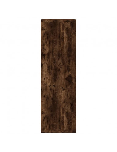 Libreria/Credenza Rovere Fumo 50x25x80 cm in Legno Multistrato