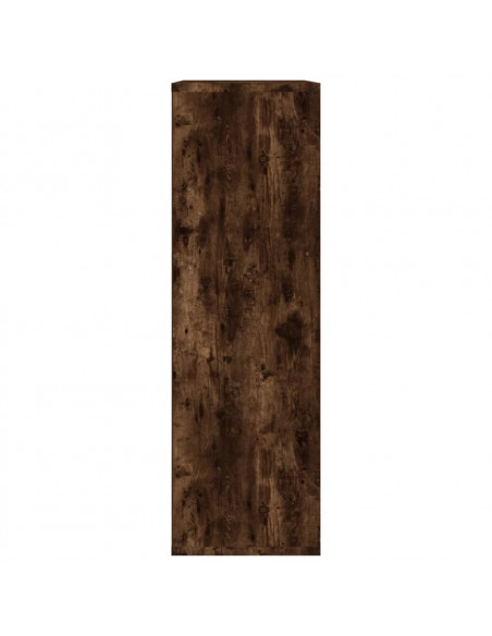 Libreria/Credenza Rovere Fumo 50x25x80 cm in Legno Multistrato