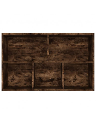 Libreria/Credenza Rovere Fumo 50x25x80 cm in Legno Multistrato