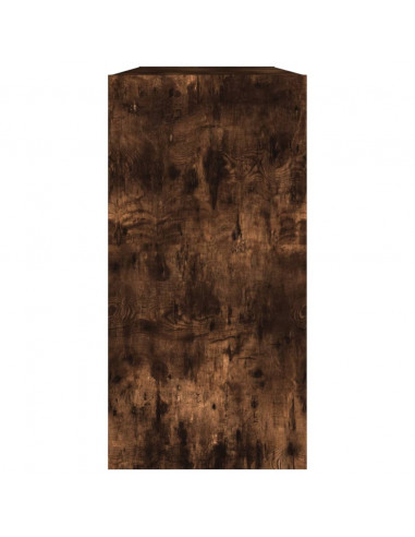 Libreria/Credenza Rovere Fumo 50x25x80 cm in Legno Multistrato