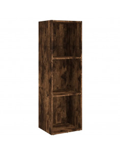 Libreria/Mobile TV Rovere Fumo 36x30x114cm in Legno Multistrato 2