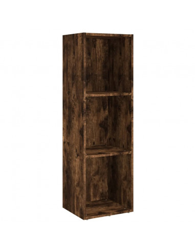 Libreria/Mobile TV Rovere Fumo 36x30x114cm in Legno Multistrato