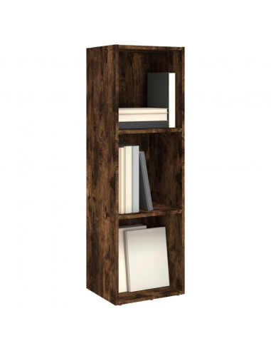 Libreria/Mobile TV Rovere Fumo 36x30x114cm in Legno Multistrato